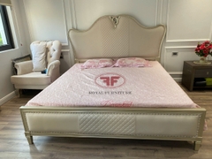 GIƯỜNG NGỦ  LUXURY GỖ TỰ NHIÊN 1M8 X2M NHẬP KHẨU A8829