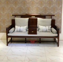 GHẾ TRƯỜNG KỶ INDOCHINE GỖ ÓC CHÓ NHẬP KHẨU HT2335