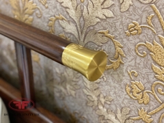 GHẾ TRƯỜNG KỶ INDOCHINE GỖ ÓC CHÓ NHẬP KHẨU HT2335