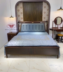 GIƯỜNG NGỦ 1M8X2M INDOCHINE GỖ ÓC CHÓ NHẬP KHẨU 2333