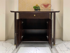 TỦ CONSOLE INDOCHINE GỖ ÓC CHÓ NHẬP KHẨU HT2506