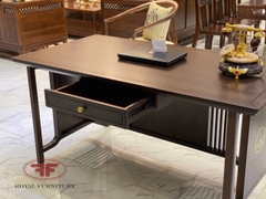 BÀN LÀM VIỆC 1M6 MẶT GỖ ÓC CHÓ INDOCHINE NHẬP KHẨU HT2329