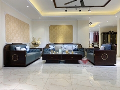 BỘ SOFA PHÒNG KHÁCH INDOCHINE GỖ ÓC CHÓ NHẬP KHẨU 2302