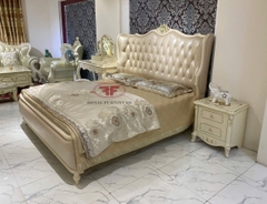 GIƯỜNG NGỦ 1M8 X2M TÂN CỔ ĐIỂN GỖ TỰ NHIÊN CAO CẤP 8816