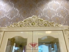 TỦ RƯỢU 2 CÁNH TÂN CỔ ĐIỂN GỖ TỰ NHIÊN 932B