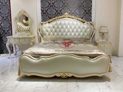 SET PHÒNG NGỦ 3 MÓN TÂN CỔ ĐIỂN DÁT VÀNG NHẬP KHẨU CAO CẤP D501