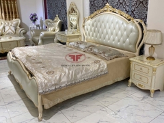 SET PHÒNG NGỦ 3 MÓN TÂN CỔ ĐIỂN DÁT VÀNG NHẬP KHẨU CAO CẤP D501