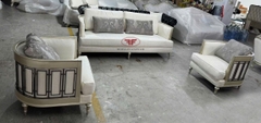 SOFA PHÒNG KHÁCH GỖ LUXURY NHẬP KHẨU BỌC NỈ 8821