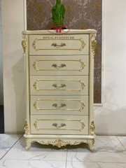 TỦ 5 NGĂN KÉO TÂN CỔ ĐIỂN DÁT VÀNG 953B