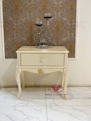 TÁP ĐẦU GIƯỜNG CHÂN CONG TÂN CỔ ĐIỂN GỖ CAO CẤP D505