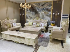 SOFA PHÒNG KHÁCH TÂN CỔ ĐIỂN GỖ TỰ NHIÊN