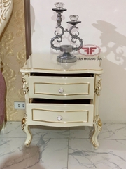 TÁP ĐẦU GIƯỜNG DÁT VÀNG TÂN CỔ ĐIỂN GỖ TỰ NHIÊN