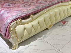 GIƯỜNG NGỦ DÁT VÀNG 1M8 X2M TÂN CỔ ĐIỂN NHẬP KHẨU MỚI 882B-DV