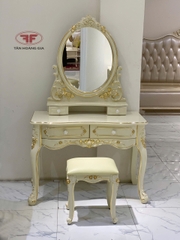 BÀN TRANG ĐIỂM 1M TÂN CỔ ĐIỂN DÁT VÀNG 903B