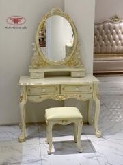 BÀN TRANG ĐIỂM 1M TÂN CỔ ĐIỂN DÁT VÀNG 903B