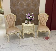 BỘ BÀN TRÀ 2 GHẾ THƯ GIÃN TÂN CỔ ĐIỂN CHO PHÒNG NGỦ ĐẸP D501