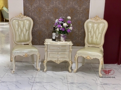 BỘ BÀN TRÀ 2 GHẾ THƯ GIÃN DÁT VÀNG TÂN CỔ ĐIỂN NHẬP KHẨU 939B