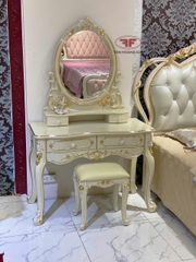 BÀN TRANG ĐIỂM 1M TÂN CỔ ĐIỂN DÁT VÀNG 903B