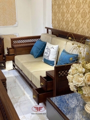 BỘ GHẾ SOFA INDOCHINE GỖ ÓC CHÓ A05-9805