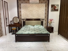 GIƯỜNG NGỦ 1M8X2M INDOCHINE GỖ ÓC CHÓ 2336