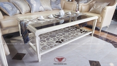 BÀN TRÀ CHỮ NHẬT MẶT KÍNH HIỆN ĐẠI LUXURY 8803
