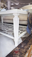 BÀN TRÀ CHỮ NHẬT MẶT KÍNH HIỆN ĐẠI LUXURY 8803