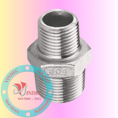 Kép Lệch INOX Ren Ngoài