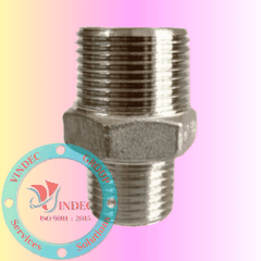 Kép Lệch INOX Ren Ngoài