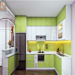 Tủ bếp gỗ mdf an cường TB-013