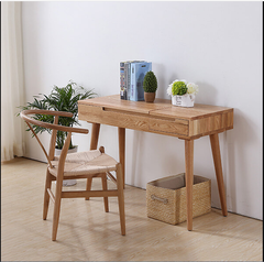 BÀN TRANG ĐIỂM GỖ SỒI BTD-020