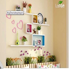 Kệ gỗ treo tường trang trí - KG 161