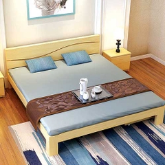 GIƯỜNG NGỦ HIỆN ĐẠI ĐẸP GỖ TỰ NHIÊN G-035
