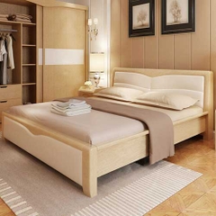 Giường Gỗ tự nhiên, Giường Sồi G-036