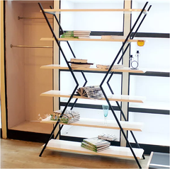 Giá sách chữ X, Giá sách gỗ GS-006