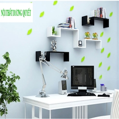 Kệ gỗ trang trí kết hợp KG - 030