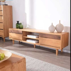 kệ tivi gỗ sồi đặt sàn KG-401