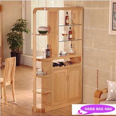 tủ rượu phòng khách gỗ sồi TR-016