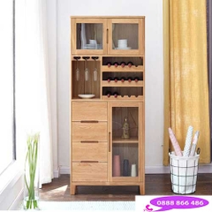 tủ rượu gỗ tự nhiên TR-033