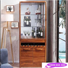 tủ rượu gỗ sồi TR-034