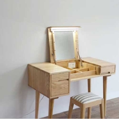 bàn trang điểm gỗ sồi BT-147