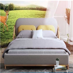 Giường ngủ gia đình hiện đại bọc nỉ G407
