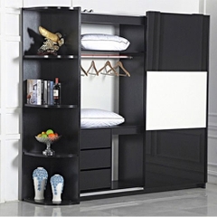 Tủ quần áo kết hợp kệ trang trí TA-002