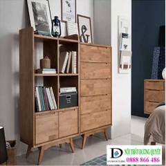 Giá sách gỗ sồi nhỏ đẹp GS - 016
