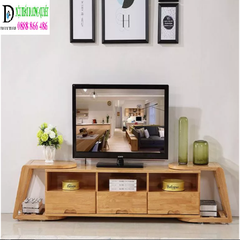 Mẫu kệ tivi đẹp gỗ tự nhiên KG-207
