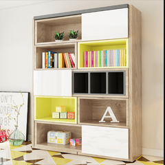 Giá sách hiện đại bằng gỗ công nghiệp KS-418