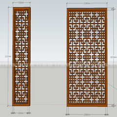 Vách ngăn CNC mã CNC-14