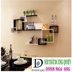 Kệ gỗ treo tường trang trí phòng ăn KG-037