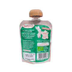 Sữa chua yến mạch hữu cơ cho bé vị chuối Babybio 85g (≥ 6 tháng)