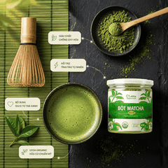 Bột matcha hữu cơ C’LaVie 100g