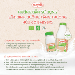 Sữa dinh dưỡng tăng trưởng hữu cơ Babybio 250ml (10 - 36 tháng)